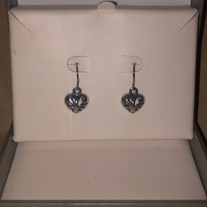 Silver Heart Earrings